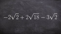 Combining a radical expression Instructional Video