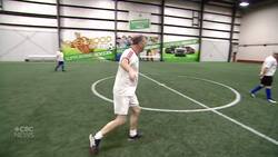 Saskatoon senior pitches walking soccer News Clip
