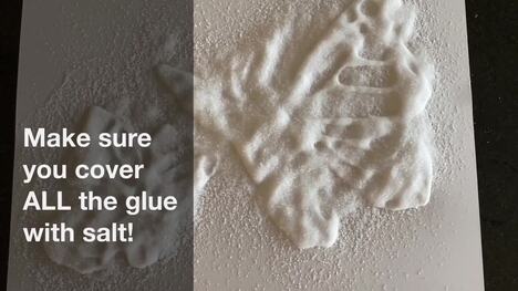 Salt Painting (How To Rainbow Paint With Salt And Glue)