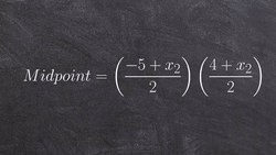 How to determine the endpoint, given one endpoint and midpoint Instructional Video