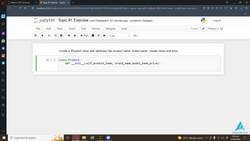 Python for OOP - The A to Z OOP Python Programming Course - Exercise on Class Instructional Video