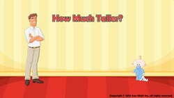 How Much Taller (Solve multiplicative comparison word problems involving finding the number of groups using bar models) Instructional Video