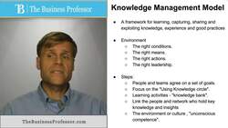 Knowledge Management Model Instructional Video