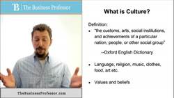 Marketing - What is Culture? Instructional Video