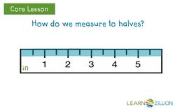 Measuring Objects to the Nearest Whole Number with a Ruler Instructional Video
