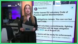 ‘Bye, bye birdie’: EU bids farewell to Twitter as company pulls out of code to fight disinformation News Clip