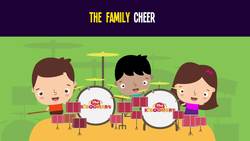 The Family Cheer Songs for Kids | Family Songs for Children | The Kiboomers Instructional Video