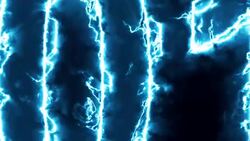 Animating the logo of binary numbers in a blue energy field or fire Stock Footage