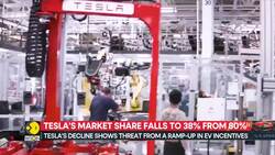 Tesla's U.S. market share falls to lowest since 2017 News Clip