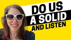 2105 - Do Us a Solid and Listen Today Instructional Video