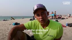 A kitesurfing community is riding a wave of interest on Dubai's beaches News Clip