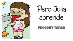Spanish in Context - Pero Julia aprende (present) [Comprehensible Input] Instructional Video