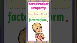 How to Use the Zero Product Property | HS.A-REI.B.4 Instructional Video