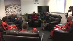 William and Kate meeting coastguard crews in Bangor News Clip