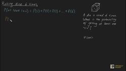 Math puzzle - Rolling dice 6 times Instructional Video