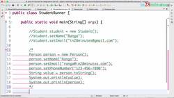 Learn Java from Scratch - A Beginner's Guide - Step 10 - Java Inheritance - Exercise - Student and Employee Classes Instructional Video