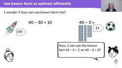 Explain different strategies used to subtract Instructional Video