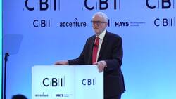 Jeremy Corbyn address CBI conference News Clip