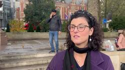 People mourn the children killed in Gaza during vigil in central London News Clip