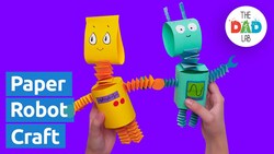 DIY Craft: Paper Robots Instructional Video