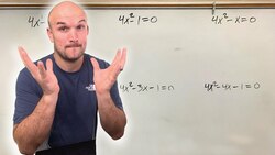 Solve a Quadratic | Three Different Ways Instructional Video