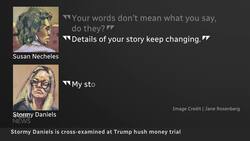 Trump lawyers attack Stormy Daniels's credibility in cross examination News Clip