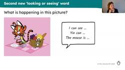 Rich vocabulary associated with looking or seeing Instructional Video