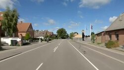 Denmark XIV synched series front driving studio process plate background Stock Footage