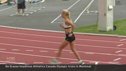 Andre De Grasse races for Team Canada spot at 2024 Paris Olympics News Clip