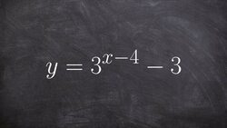 Learn how to graph an exponential equation with multiple transformations Instructional Video