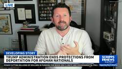 Trump administration ends protections from deportation for Afghan nationals News Clip