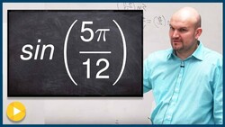 Evaluate the half angle of sine given an angle in radians Instructional Video