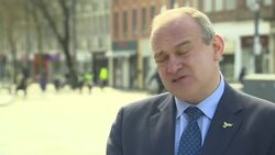 Ed Davey interview at Lib Dem campaign launch News Clip