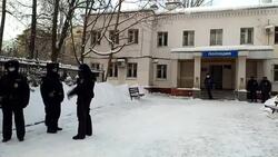 CLEAN : Scene outside police station where Navalny detention hearing is being held News Clip
