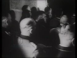 The Eternal Jew exhibition in Vienna and Arthur Seyss-Inquart speech, 1938 Stock Footage