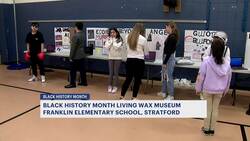 Students in Stratford celebrate Black History Month with a living wax museum News Clip