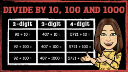 Dividing Numbers by 10, 100, and 1000 Instructional Video