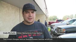 Sask. RCMP charge 2 people with setting fires News Clip