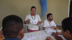 CLEAN : Images of vote count in Guatemala poll on Canadian gold mine News Clip