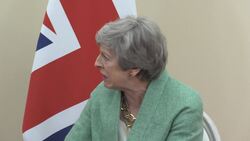 Theresa May meets with Justin Trudeau in Portsmouth News Clip