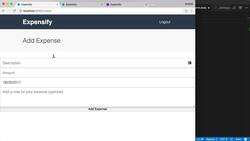 The Complete React Developer Course (with Hooks and Redux) - Styling Expense Form Instructional Video