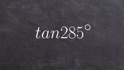 Sum formula for tangent of an angle trigonometry Instructional Video