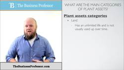 Categories of Long-Term (Plant) Assets - Accounting Instructional Video