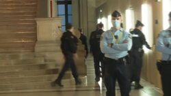 CLEAN : 13 November attacks trial: ex-minister Cazeneuve leaves Paris courthouse News Clip