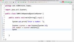 Java Programming for Complete Beginners - Java 16 - Step 08 - Do While Loop in Java - an Example - Cube While User Enters Positive n Instructional Video