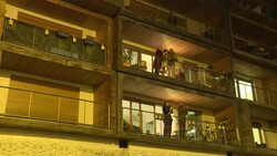 CLEAN : Coronavirus: From Paris to Lyon, French people cheer for caregivers News Clip