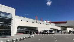 Lhasa Gonggar International Airport (LXA) is one of the highest airports in the world. Stock Footage