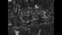 World War I Chateau-Thierry American Monument dedication ceremony in 1937 in Belleau, France News Clip