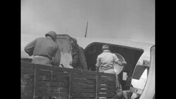 Korean War: US soldiers dismantling camp News Clip