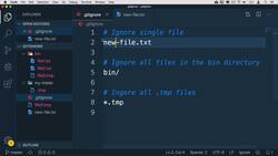 Complete Git Guide: Understand and Master Git and GitHub - Ignoring Previously Committed Files Instructional Video